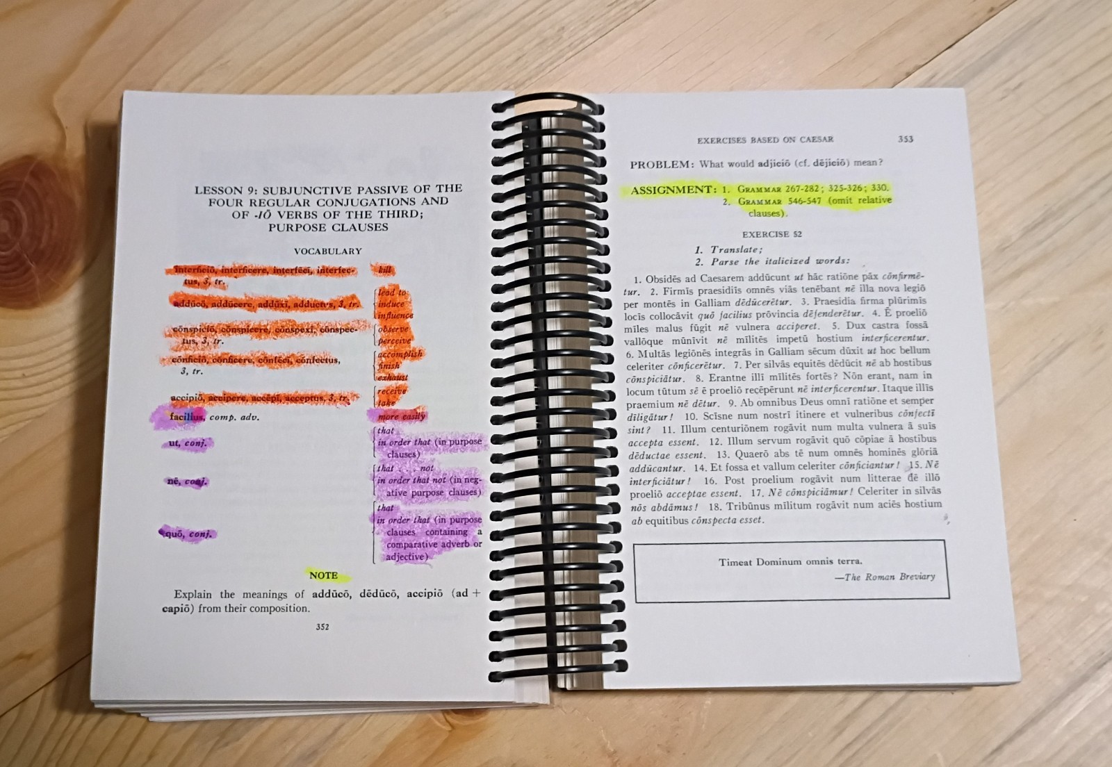 Henle Latin Second Year Spiral Bound Book With Plastic Cover