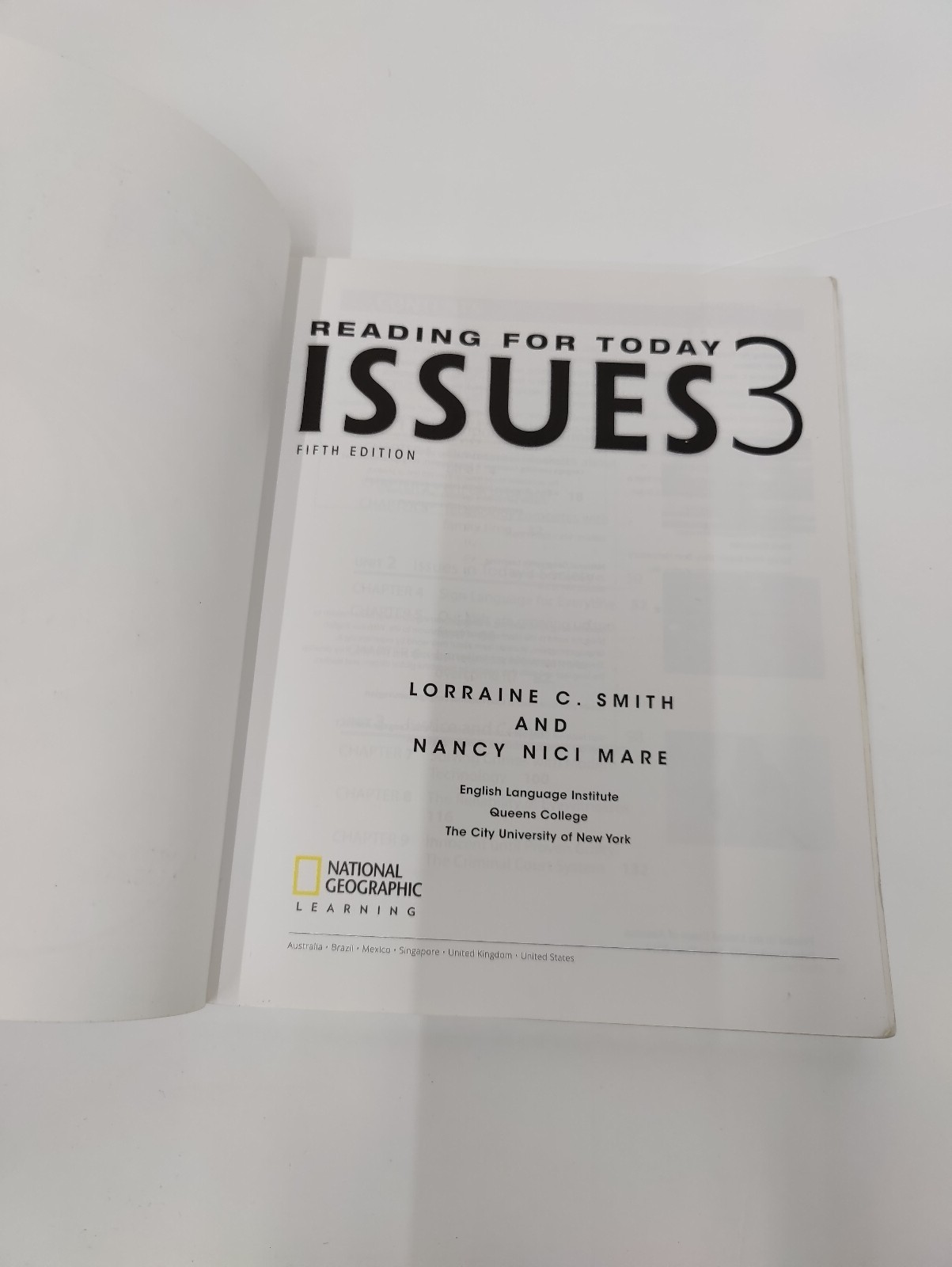 Reading for Today 3 Issues Reading for Today 5th Ed 9781305579989 paperback book