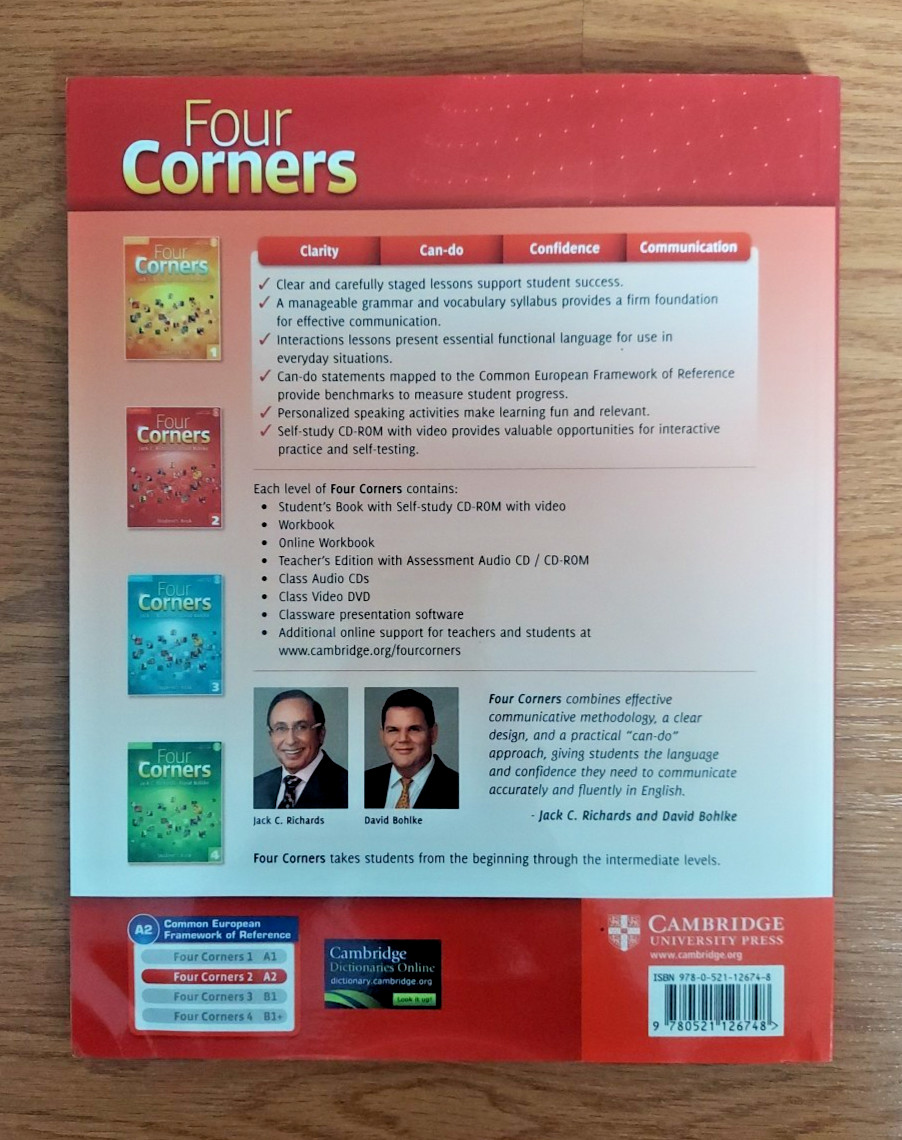 Four Corners Full Contact Level 2 by Jack C. Richards David Bohlke CD with Video