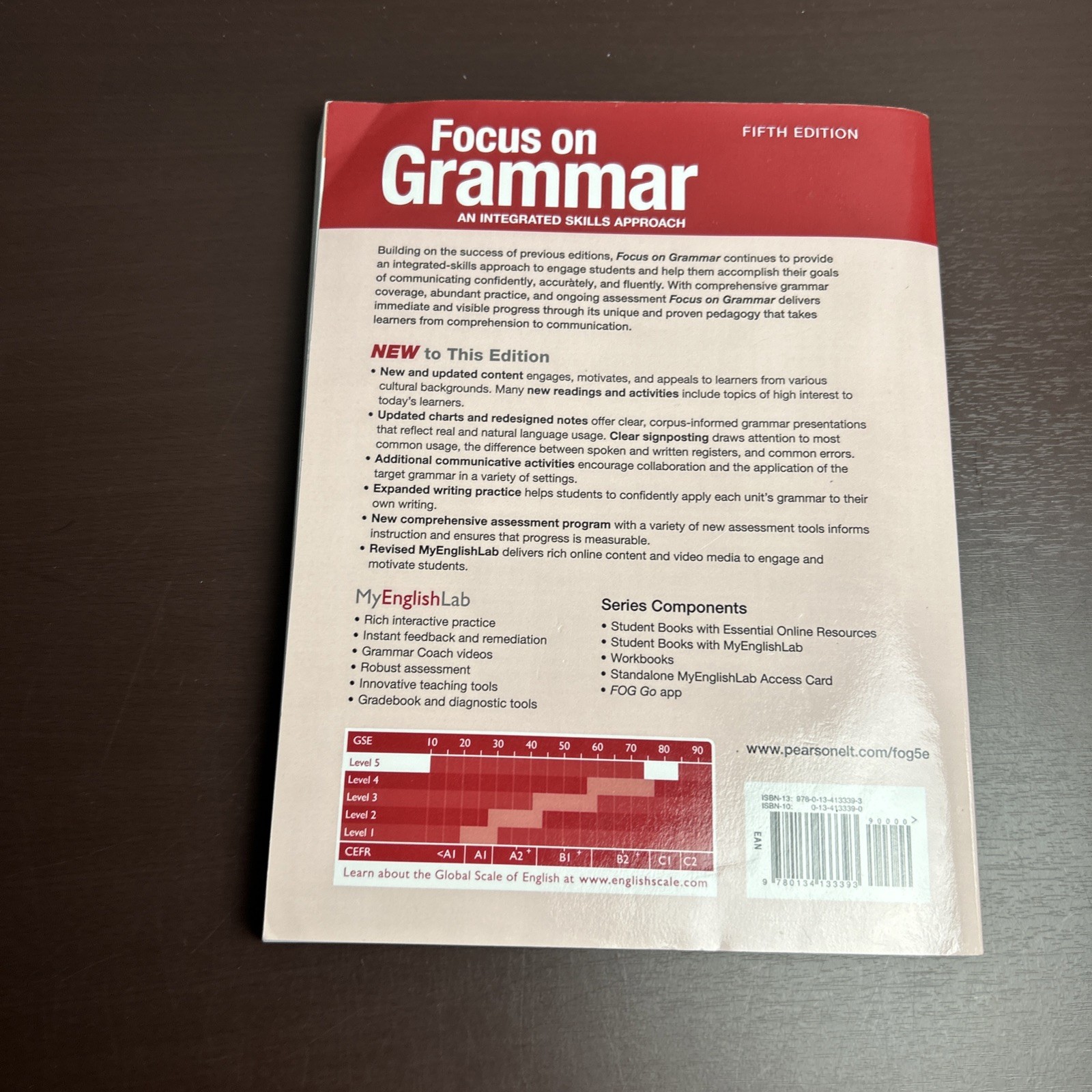 Focus on Grammar 5 with MyLab English – Paperback, by Maurer Jay – VG