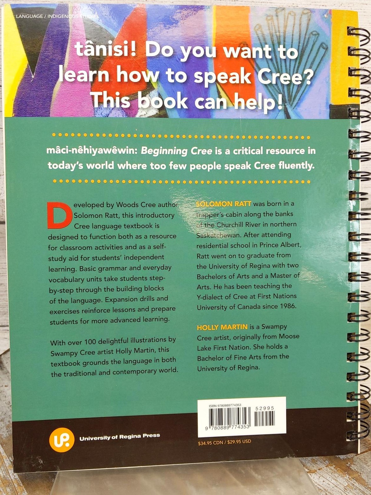 m?ci-n?hiyaw?win/Beginning Cree Indigenous Languages for Beginners Spiral