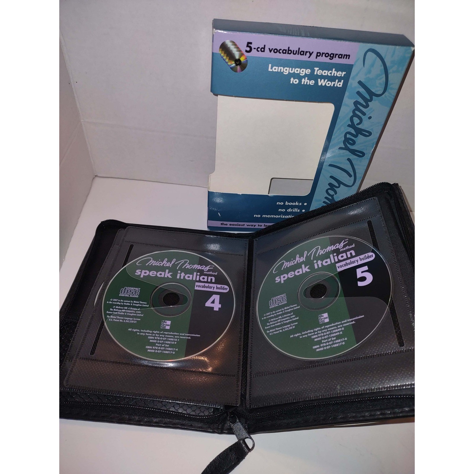 Michel Thomas Method Speak Italian Vocabulary Builder 5 CD Audio Program Set