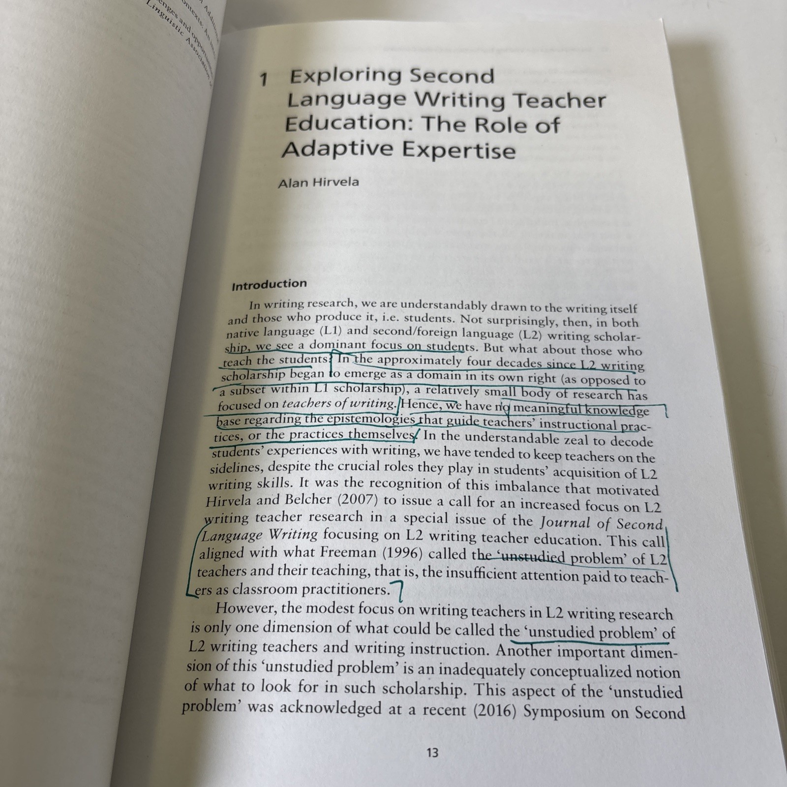 Second Language Writing Instruction in Global Contexts. Acceptable Condition.