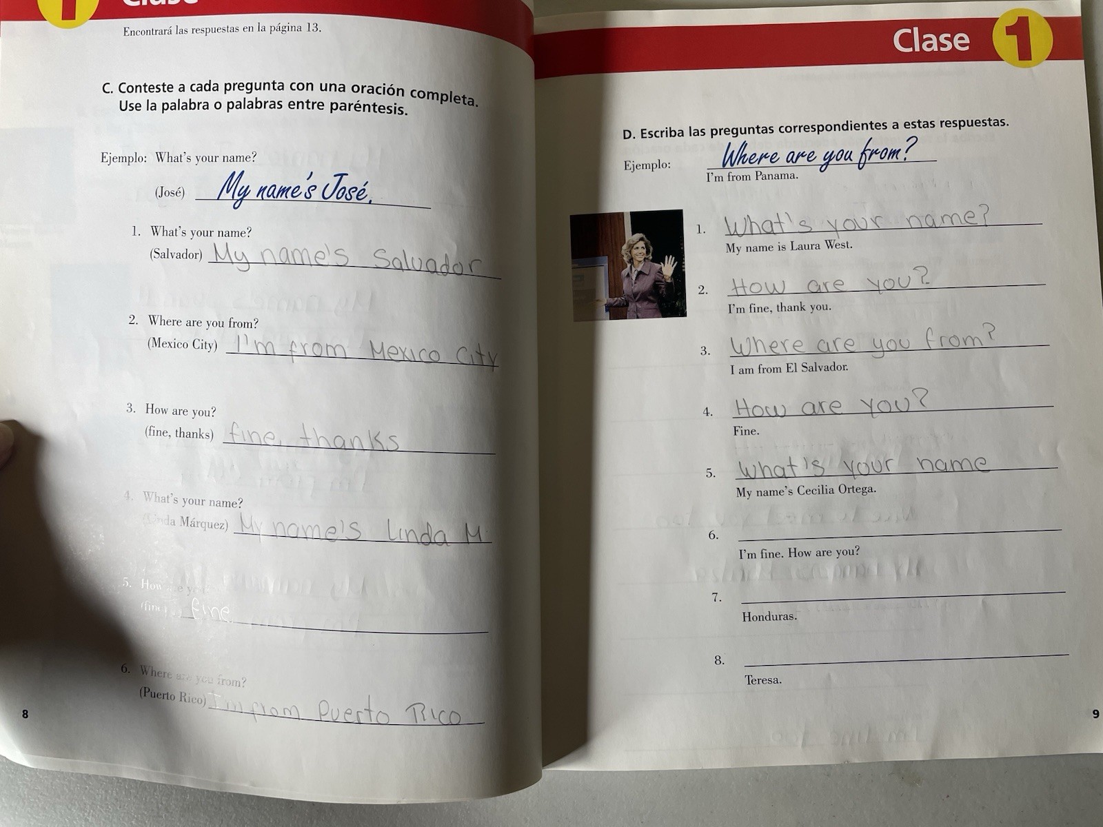 Lot of 11 Ingles Sin Barreras El Video-Maestro Course Exercise Workbooks