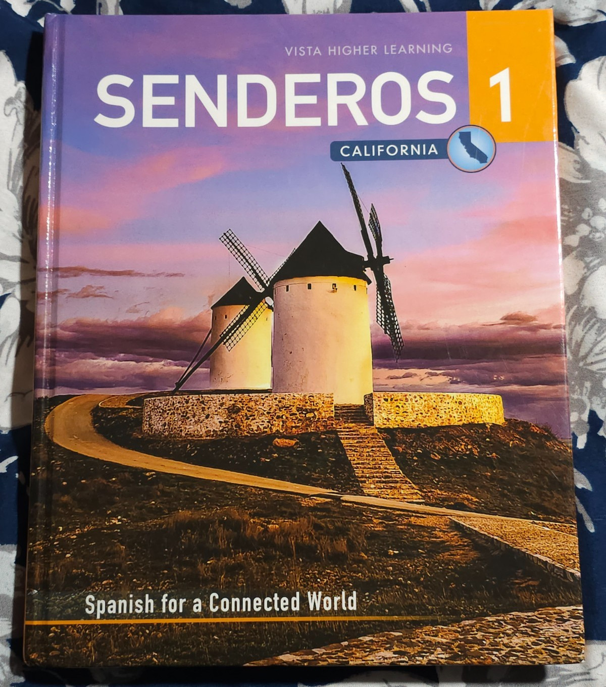 Senderos 1 Spanish for a Connected World BOOK ONLY Hardcover Homeschool Language