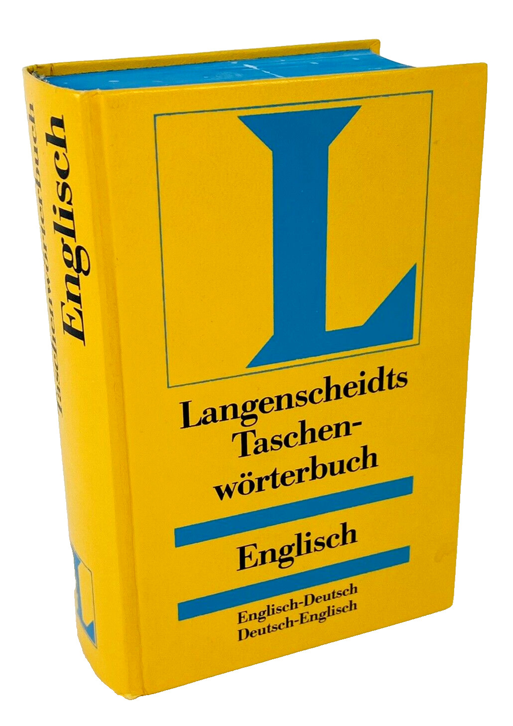 English German Pocket Dictionary Langenscheidts Book Small Hardback 1990 Vintage