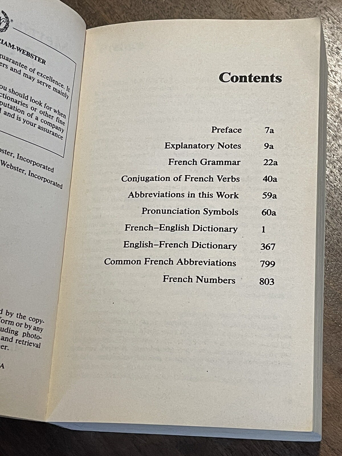 Merriam-Webster’s French-English Dictionary by Merriam-Webster (2000, Trade…