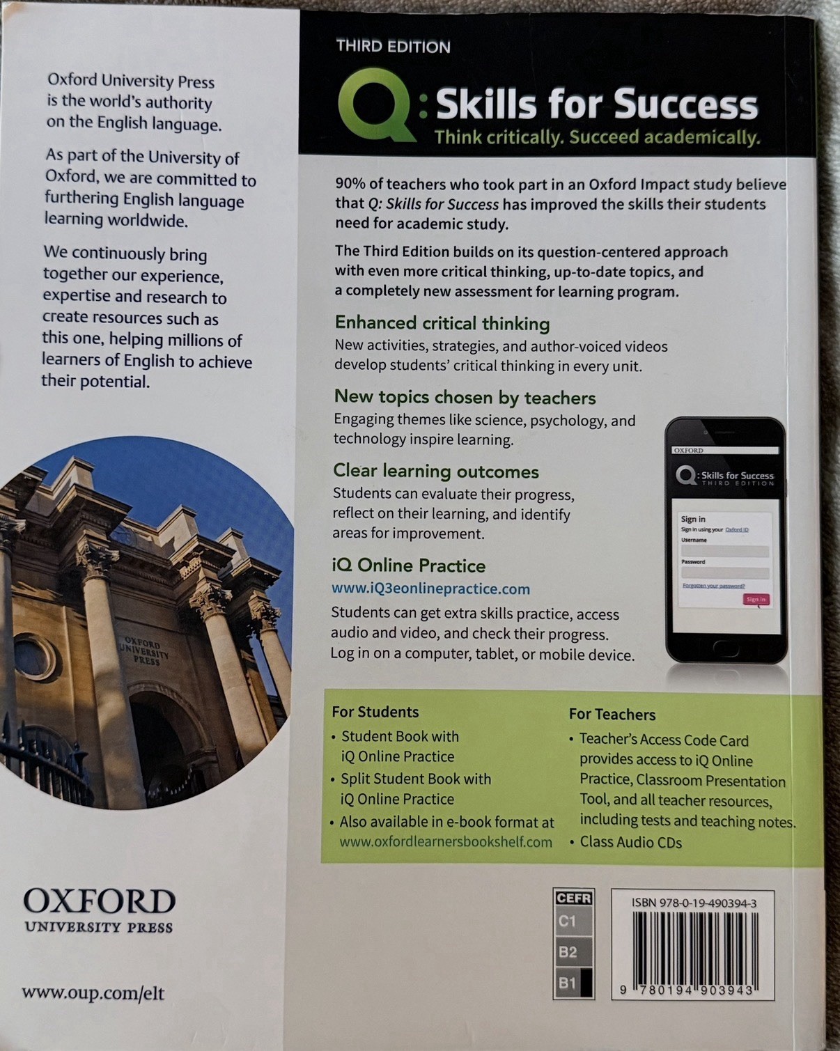 Q Skills for Success 3 Reading Writing 3rd Ed Brand New Unused