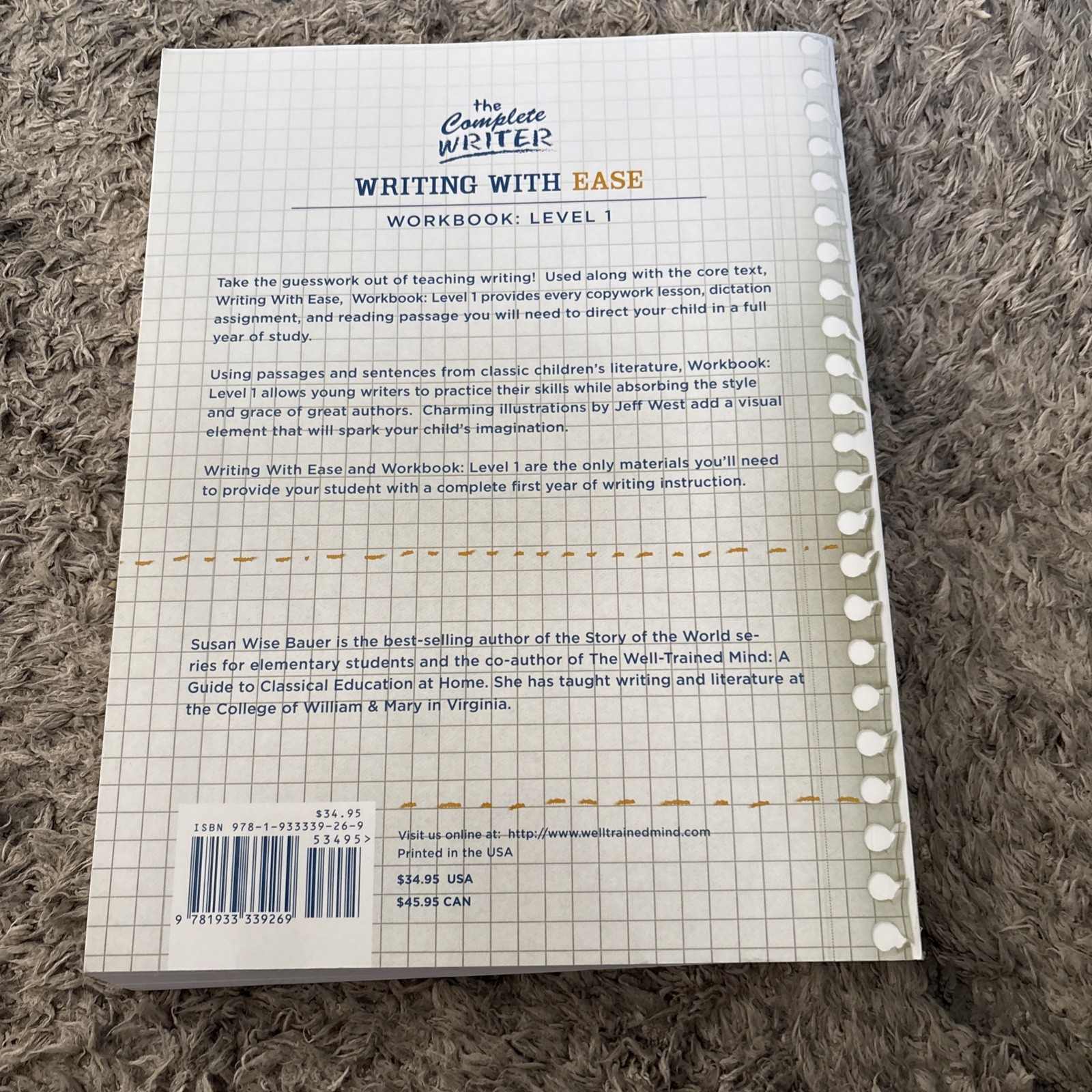 The Complete Writer: Writing with Ease Workbook Level 1 by Bauer & Buffington