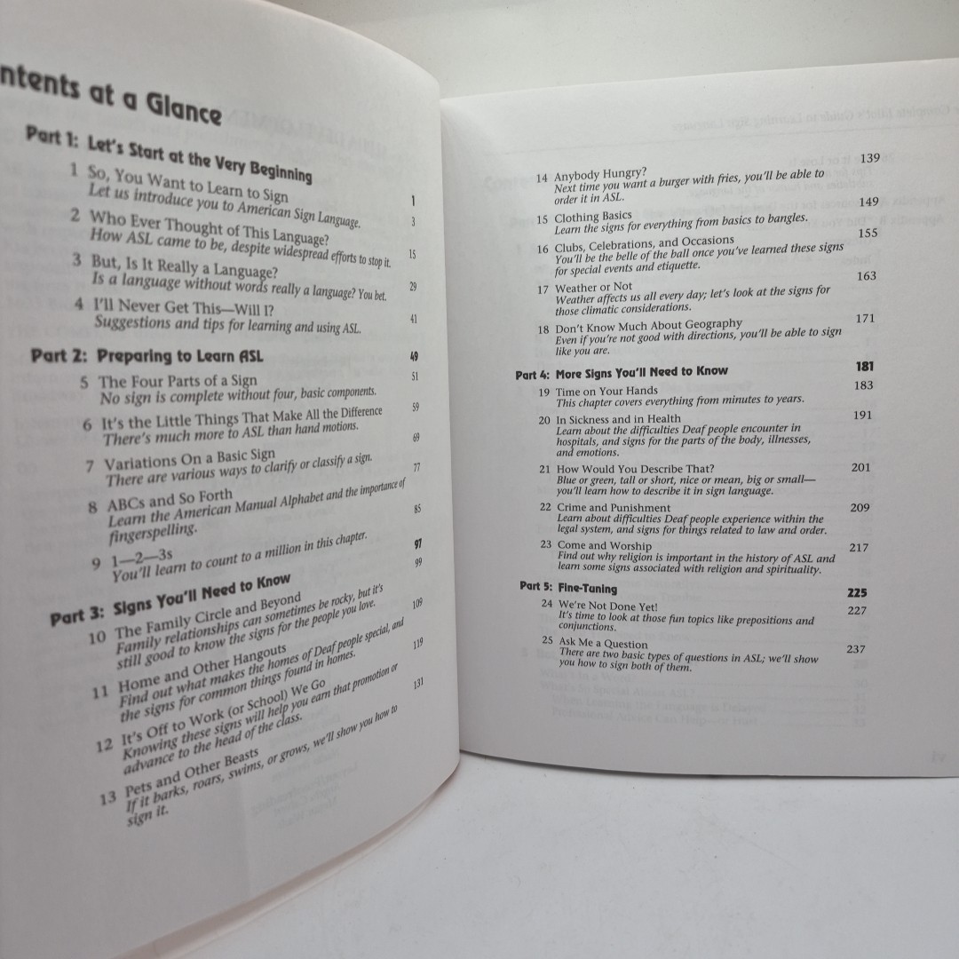 The Complete Idiot’s Guide Learning Sign Language Susan Shelly Jim Schneck PB