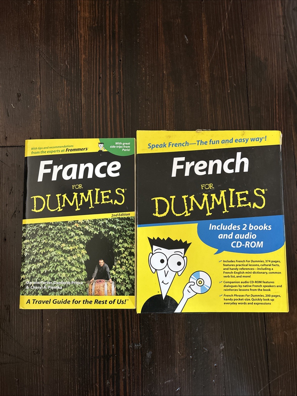 French & France For Dummies 3 Books & Audio CD-ROM Travel Guide French Phrases