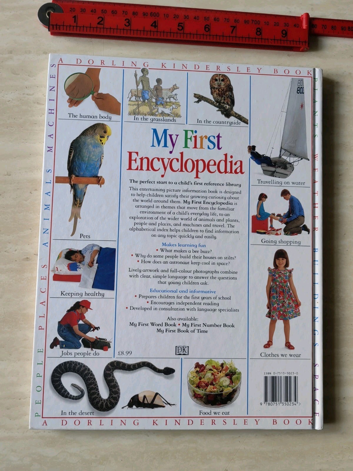 Vintage 1993 My First Encyclopedia By Carol Watson VGC Harback Book Kids Picture