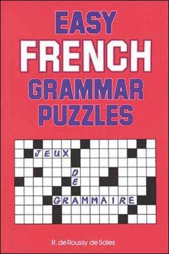 Easy French Grammar Puzzles – Paperback, by De Sales R. – Very Good