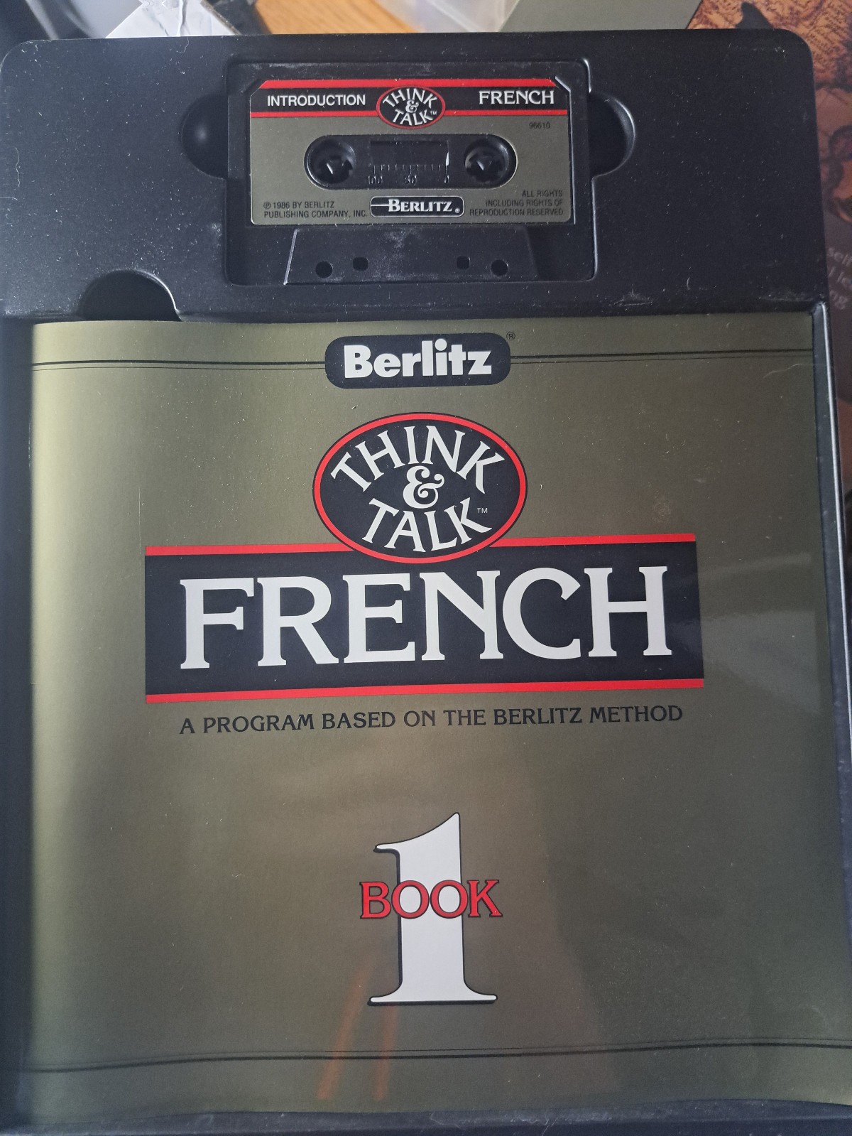 1996 Berlitz Think and Talk French Complete Set Gently Used