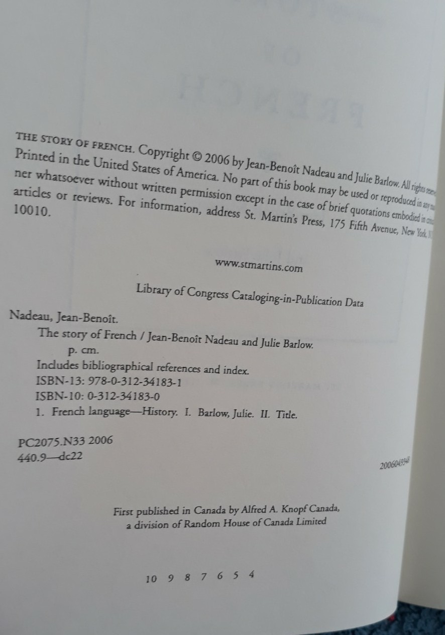 The Story of French: The Language That Travelled the World by Julie Barlow and J