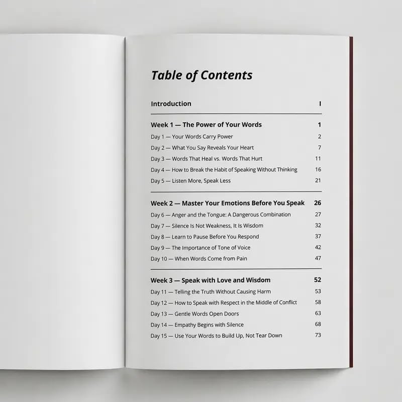 Stay Silent Book, A 30 Day Challenge to Master Your Emotions Transform the Way