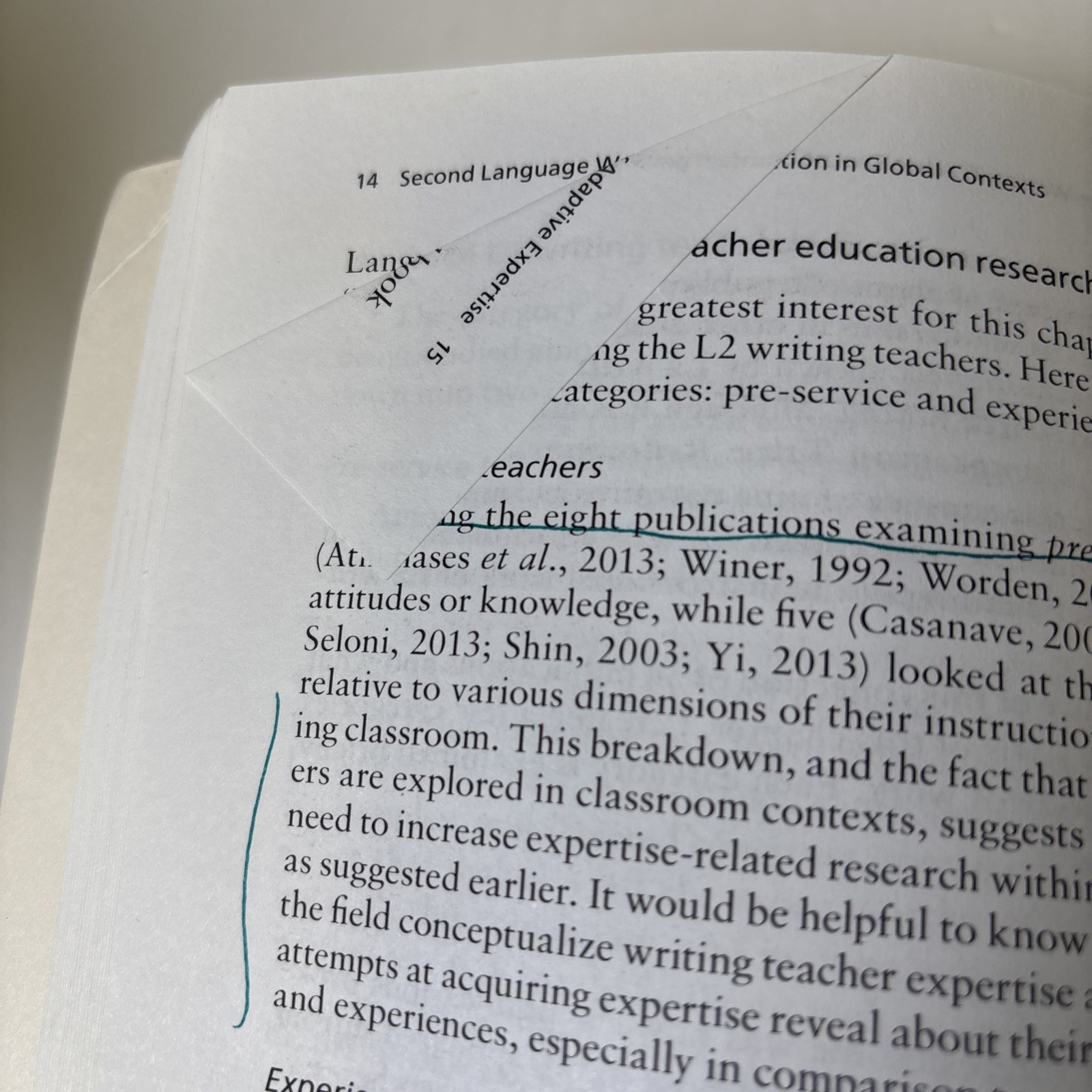 Second Language Writing Instruction in Global Contexts. Acceptable Condition.