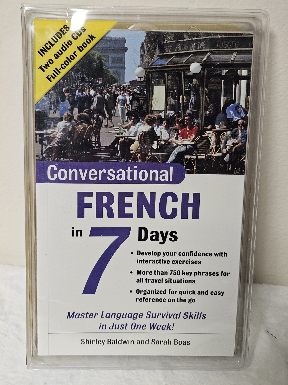 Conversational French in 7 Days Pre-owned Study Learn Language