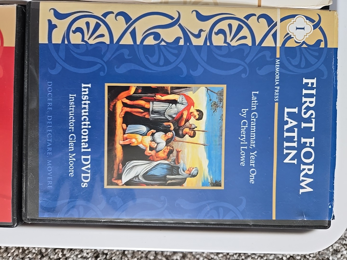 FiRST FORM & 2ND FORM MEMORIA PRESS SET WITH DVDS,CD,CARDS,BOOKS,TESTS,& KEYS