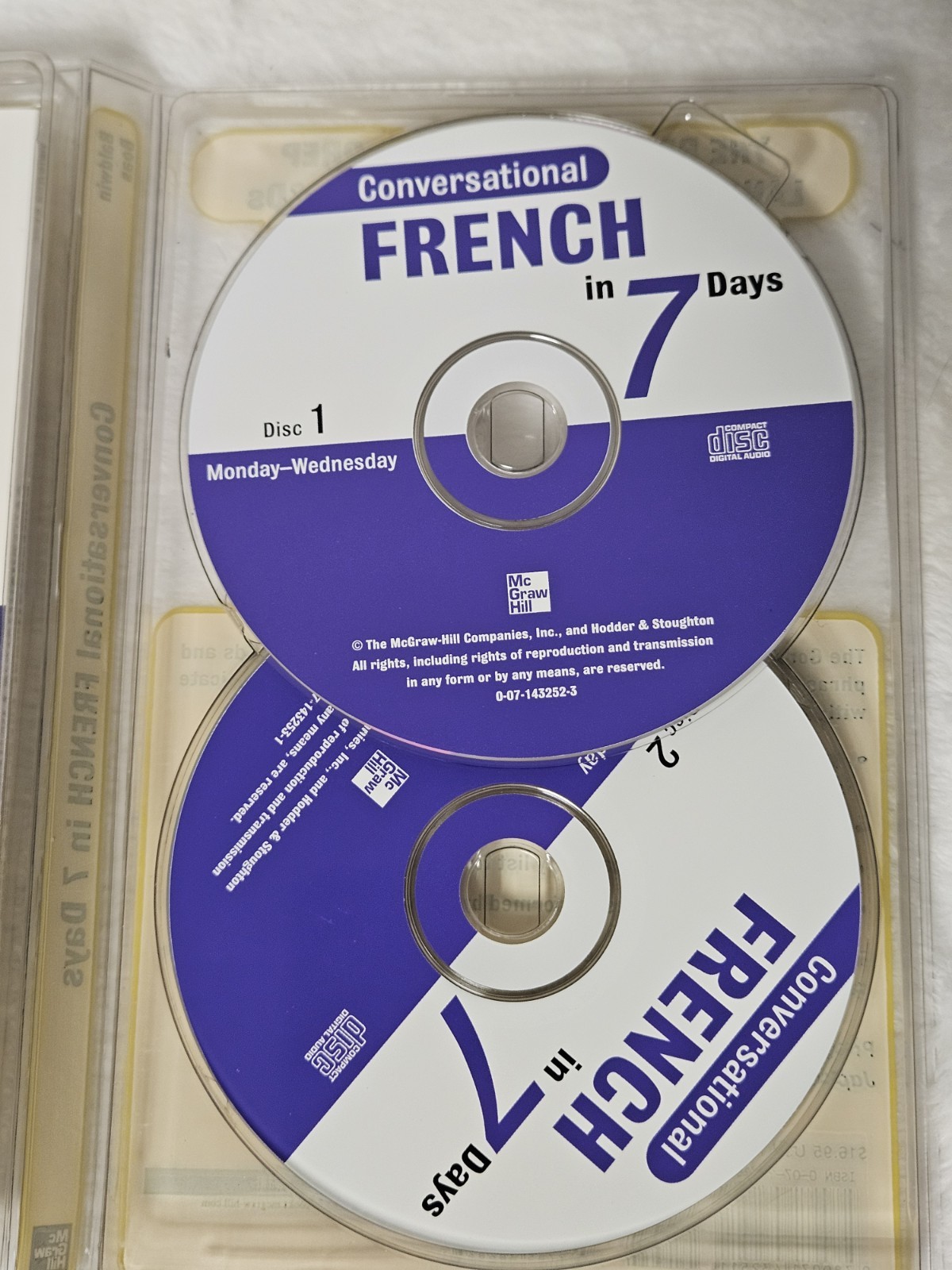 Conversational French in 7 Days Pre-owned Study Learn Language