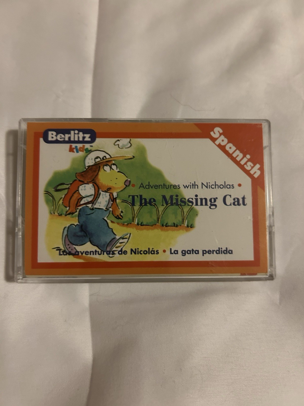 Berlitz Kids Spanish Set 1998 3 Books Cassette Tape Flash cards