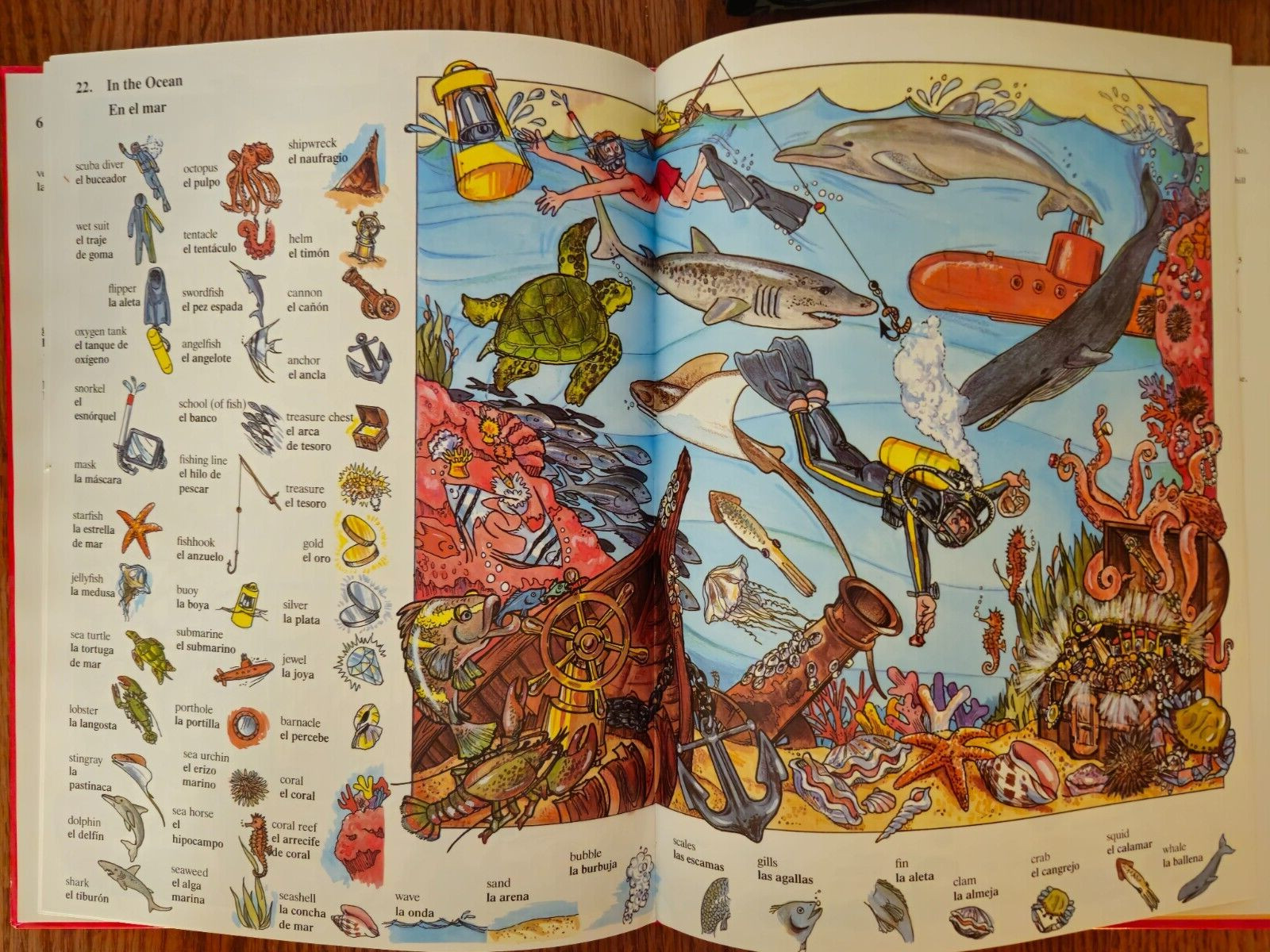 Let’s Learn Spanish for Children – Cassetts – Picture Dictionary – Coloring Book
