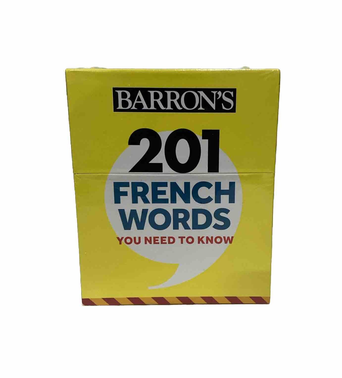 Barron’s Foreign Language Guides: 201 Spanish Words You Need to Know Flashcards