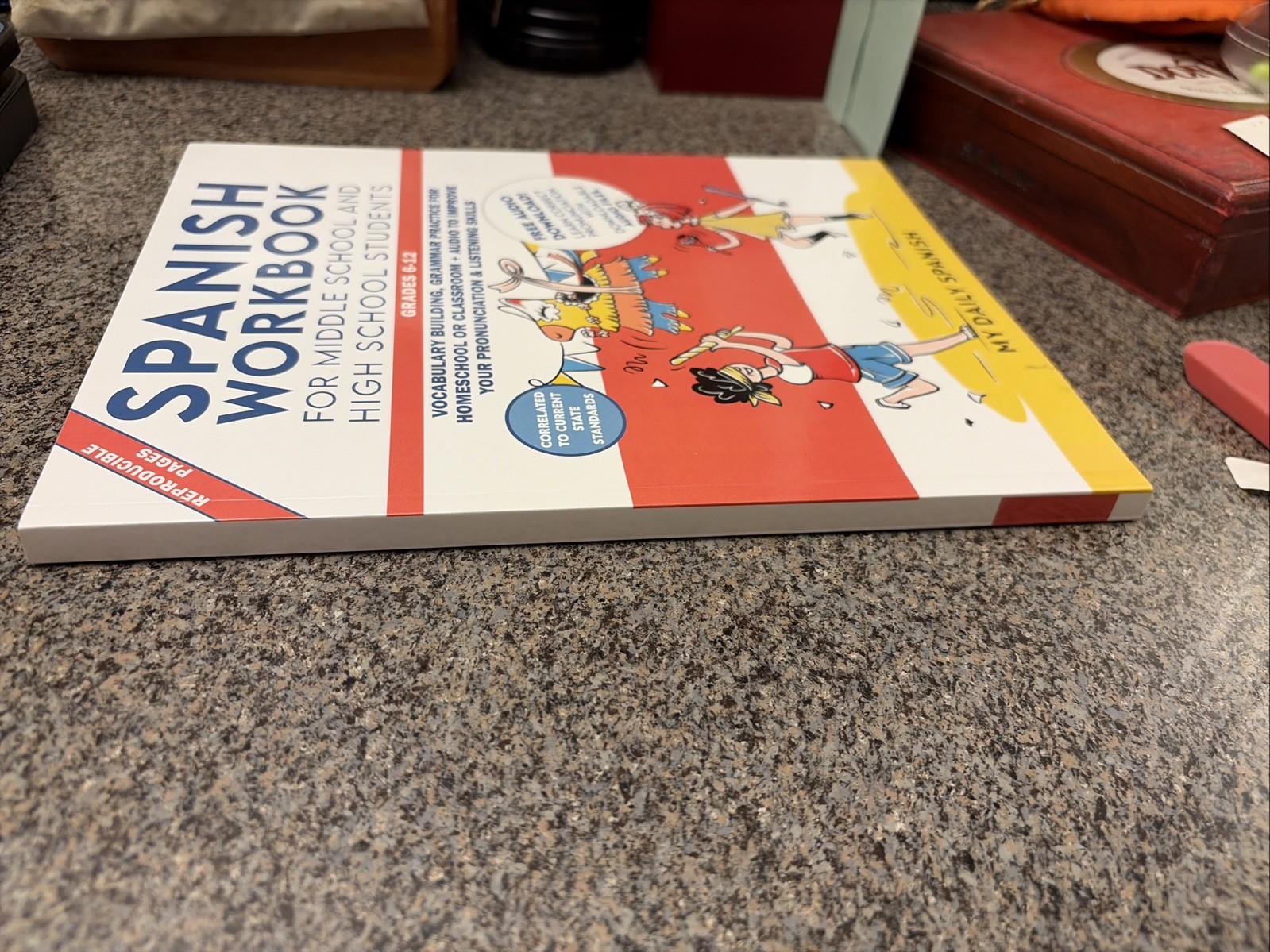 Spanish Workbook for Middle School and High School Students – Grades 6-12: Vocab