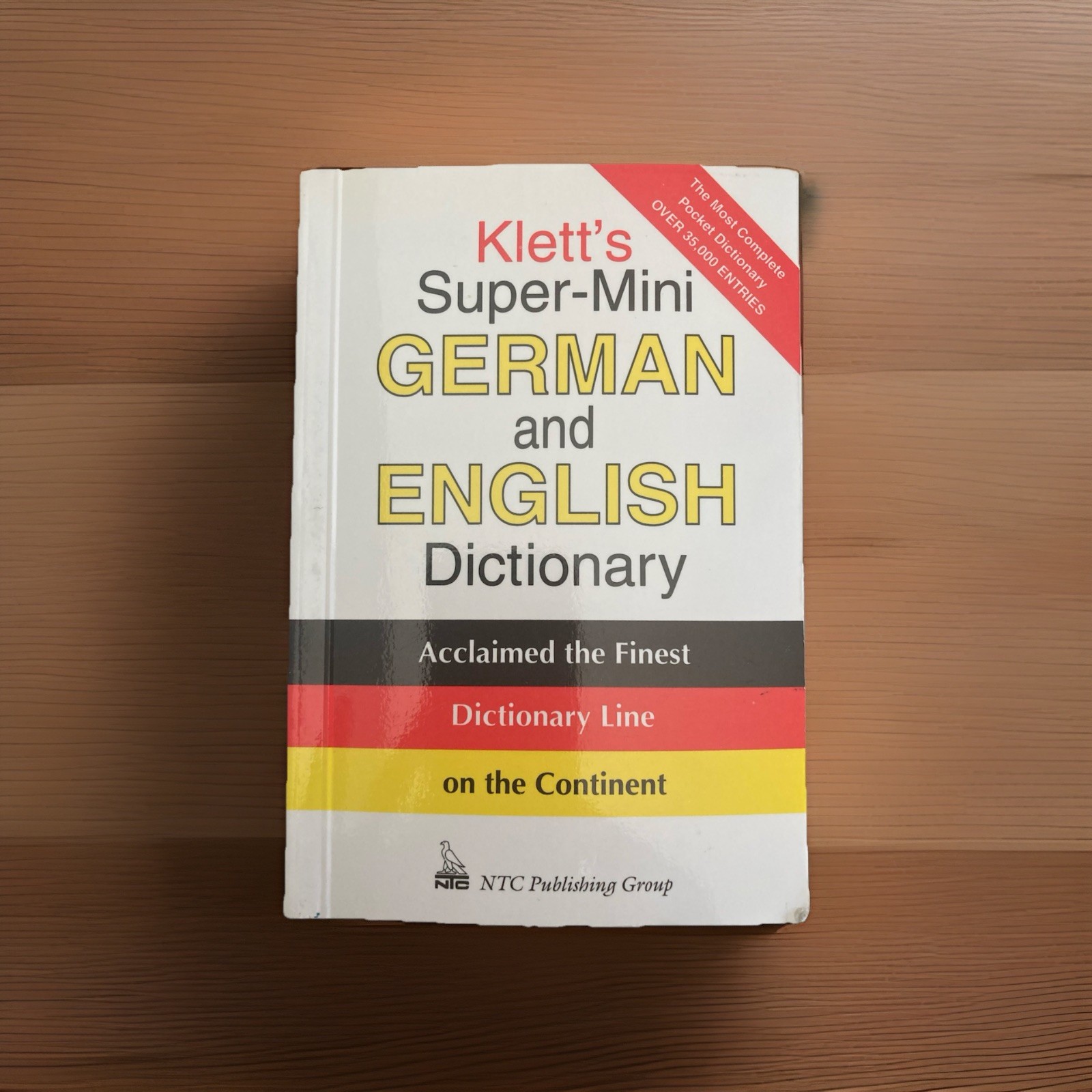 Klett’s Super-Mini German & English Dictionary -Acclaimed The Finest Dictionary