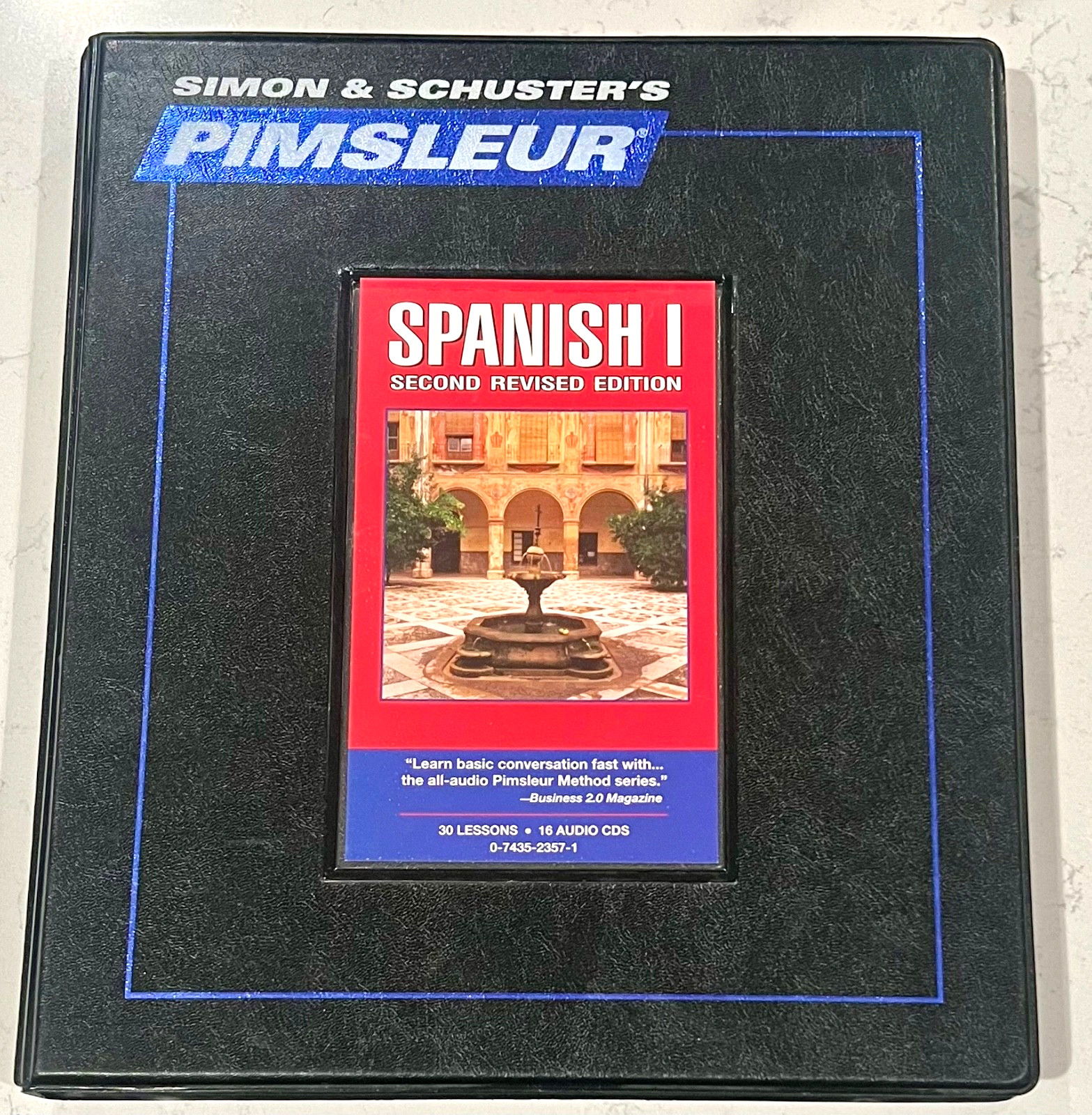 Simon Schuster’s Pimsleur Spanish I Second Revised Edition 16 CD Set 30 Lessons