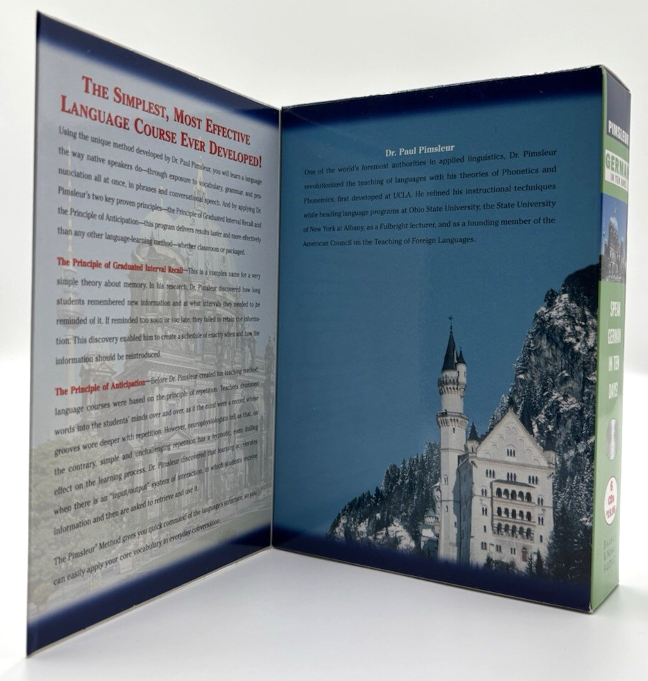 Pimsleur German 10 Days Barnes Noble Audio CD 501 German Verbs PB 3rd Edition