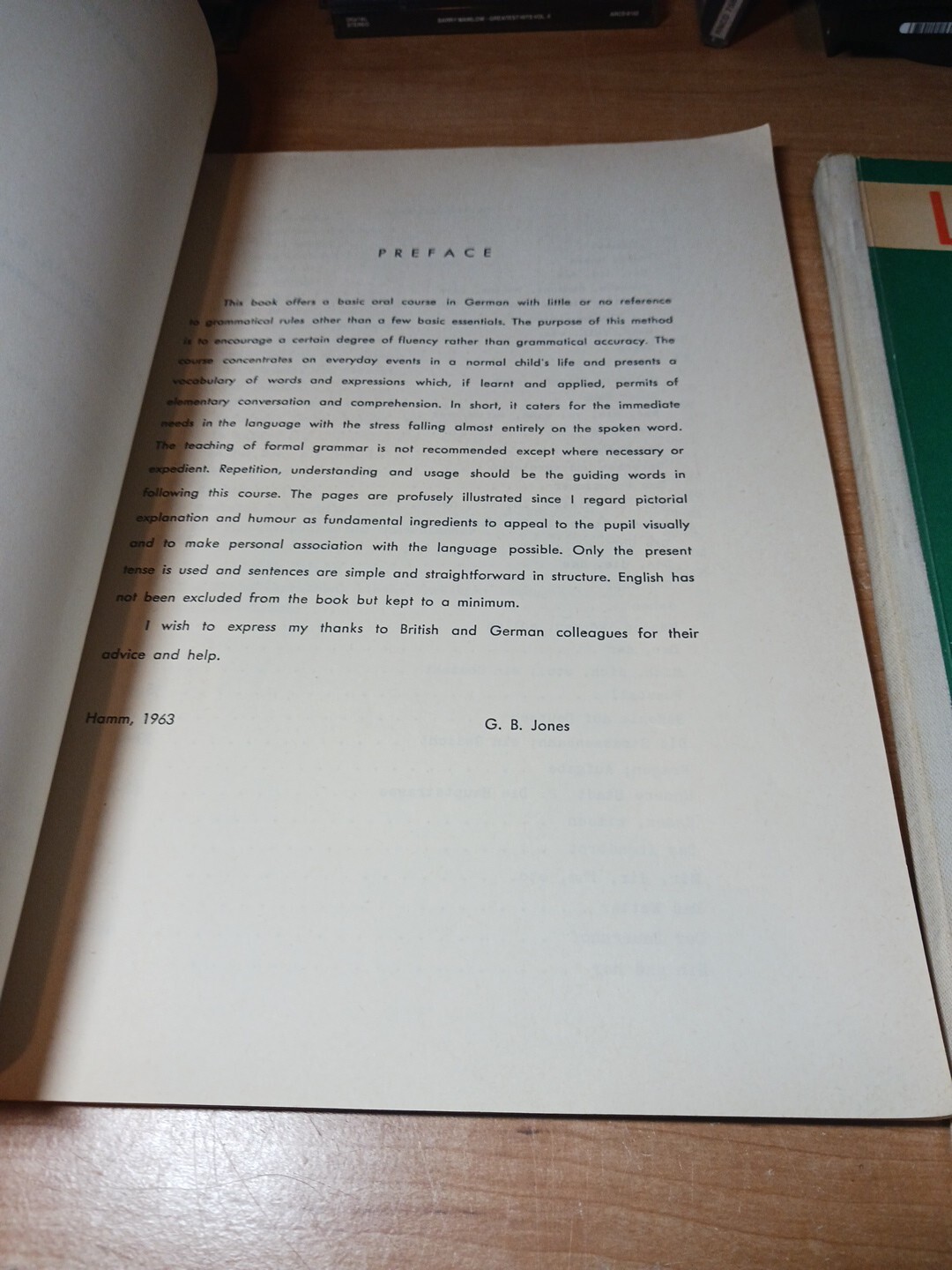 Vintage German Language Course Lustiges Lernen 1 & 2 1965