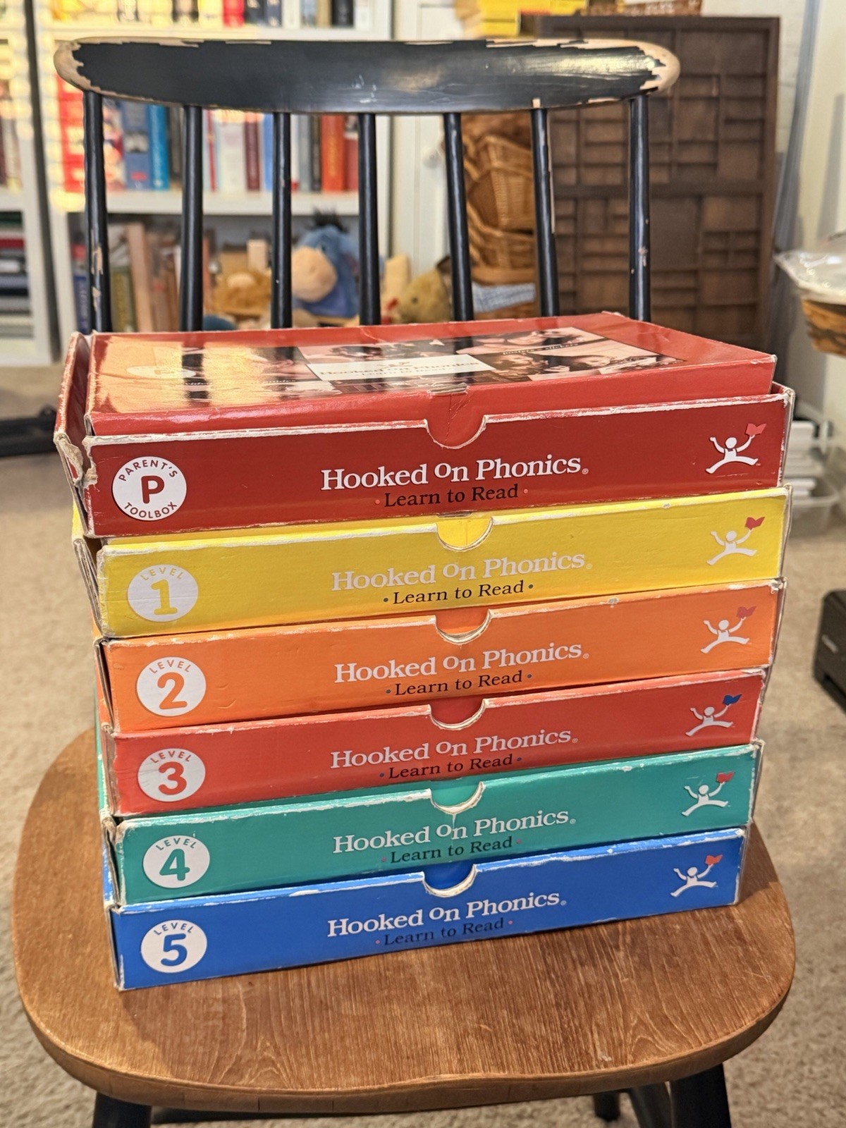 Hooked On Phonics Complete Levels 1 – 5 Books Flashcards Cassette Tapes Books