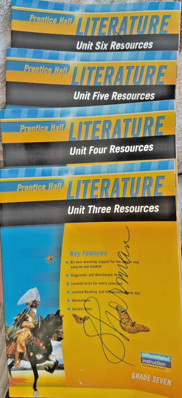 Teacher Resource Lot Reading Comprehension Grammar Literature Grade 5-7