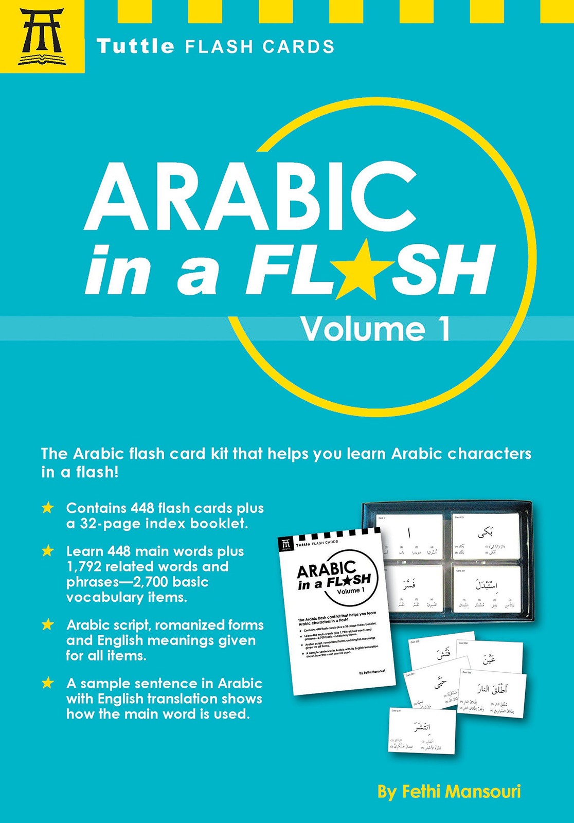 Arabic in a Flash Kit Volume 1: A Set of 448 Flash Cards with 32-page Instru…