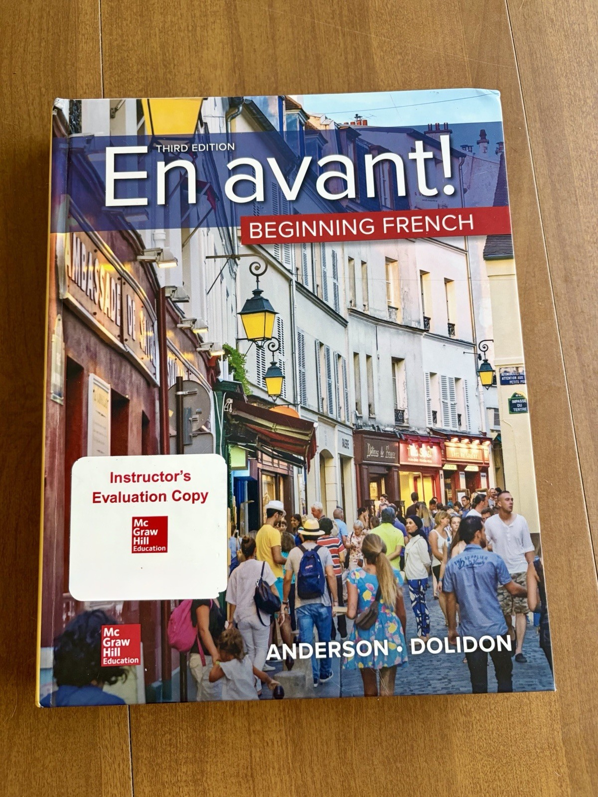 McGraw Hill En avant! Beginning French 3rd Ed Eval Copy
