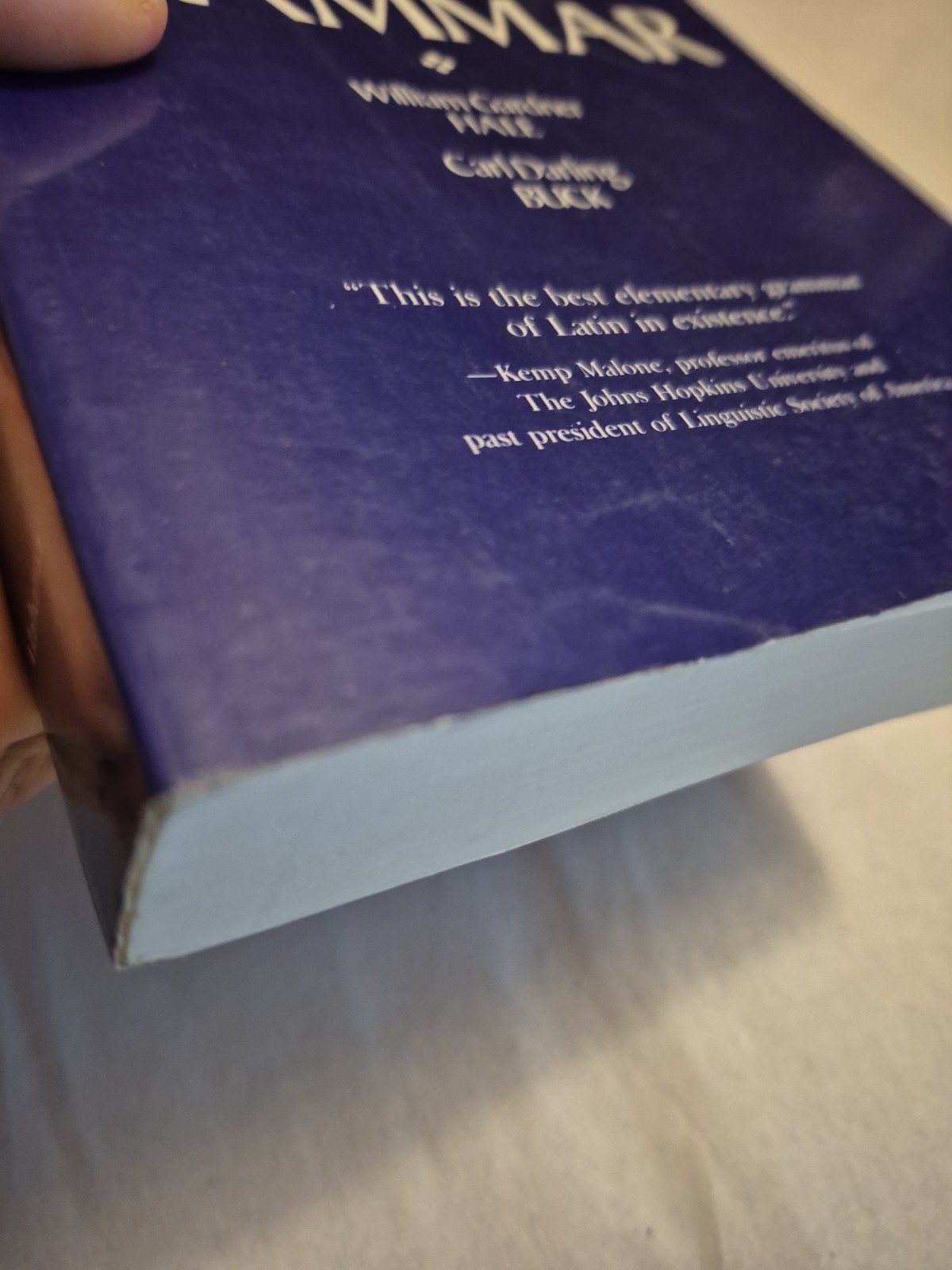A Latin Grammar by Carl Darling Buck and William Gardner Hale TPB Language