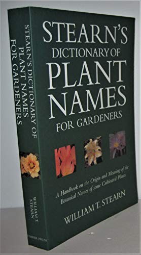 Stearn’s Dictionary of Plant Names …, Stearn, William