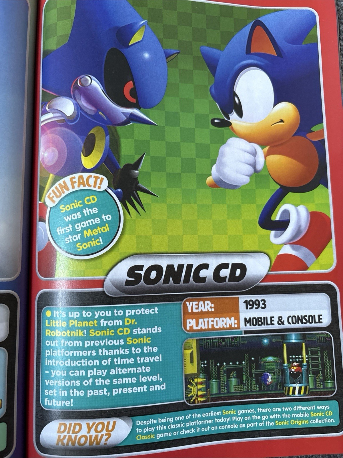 110% Gaming Presents The Big Book Of Sonic All Your Favourite Games Inside