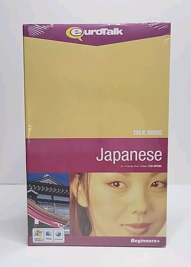 Talk More Japanese by Euro Talk – An Interactive Video CD-ROM for Beginners +