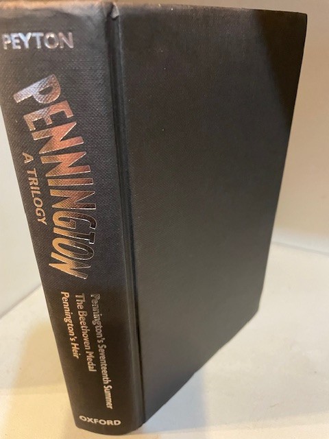 Pennington: A Trilogy: 1985 by K.M. Peyton 1st UK Edition Hardcover/Dust Jacket