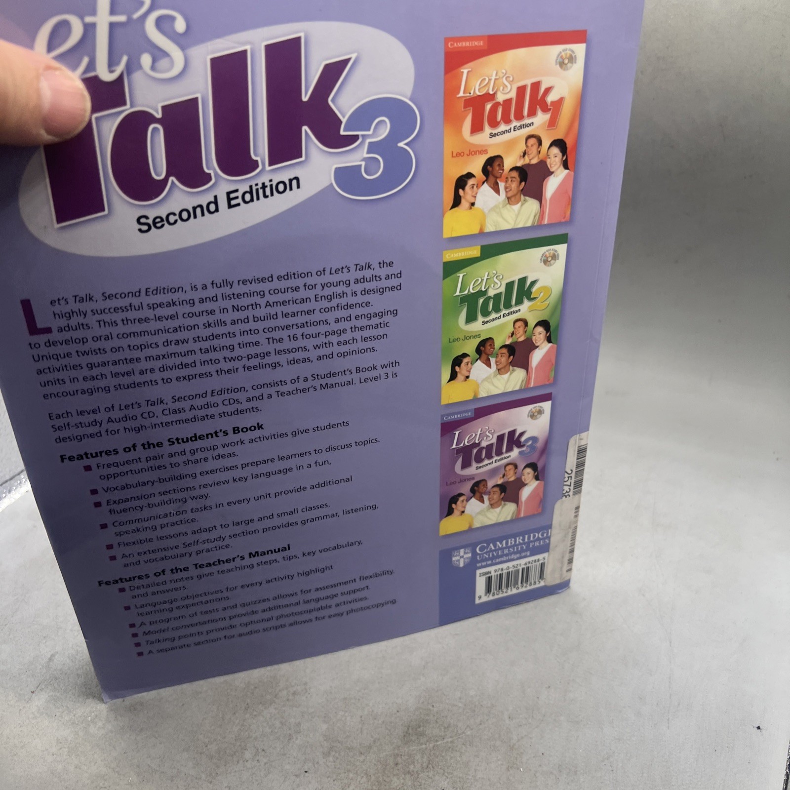 Let’s Talk Second Edition Ser.: Let’s Talk, Level 3 by Leo Jones (2008, Compact