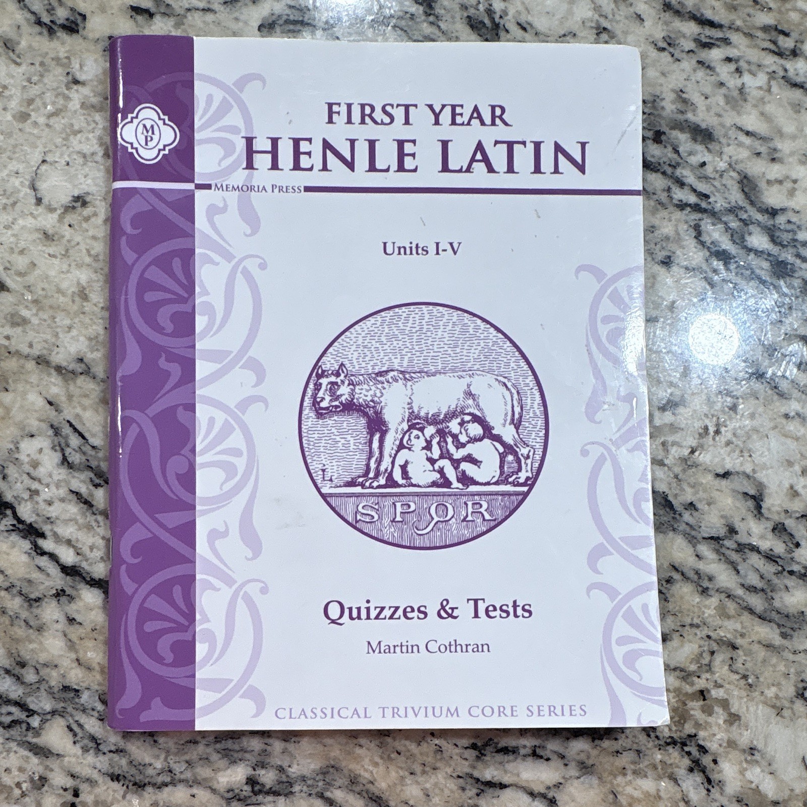 Memoria Press Henle Latin First Year Units I-V Teacher Manual + Quizzes + Tests