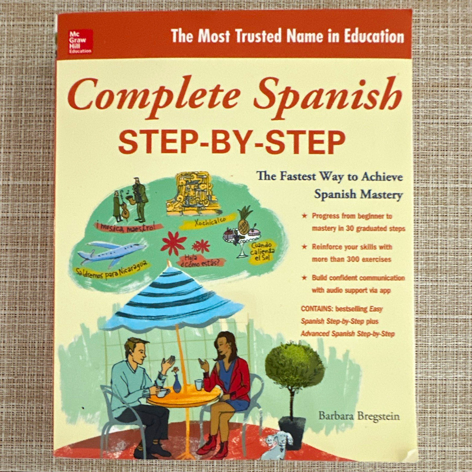 Complete Spanish Step-by-Step Barbara Bregstein Paperback Illustrated