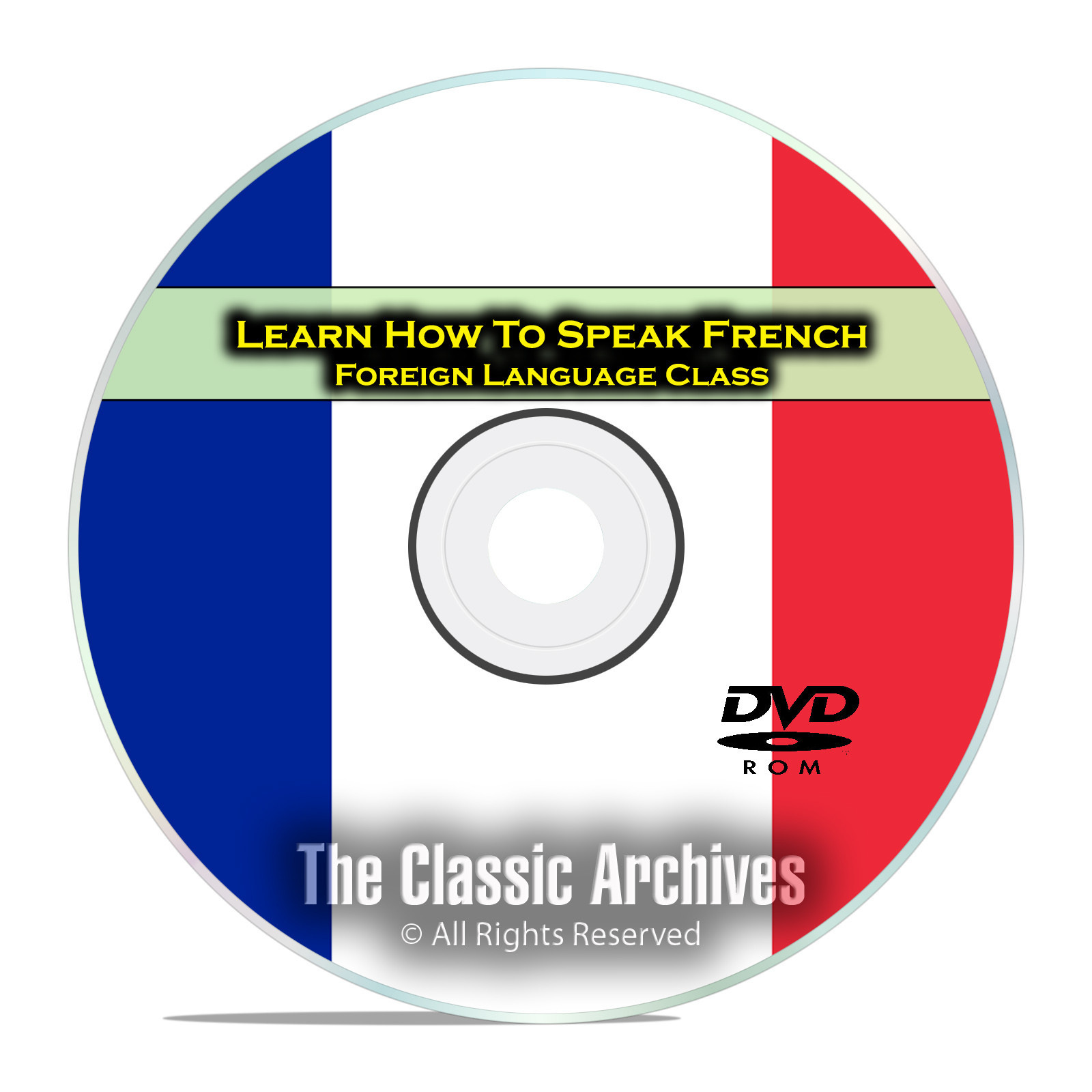 Learn How To Speak French, Fast & Easy Foreign Language Training Course, DVD D93