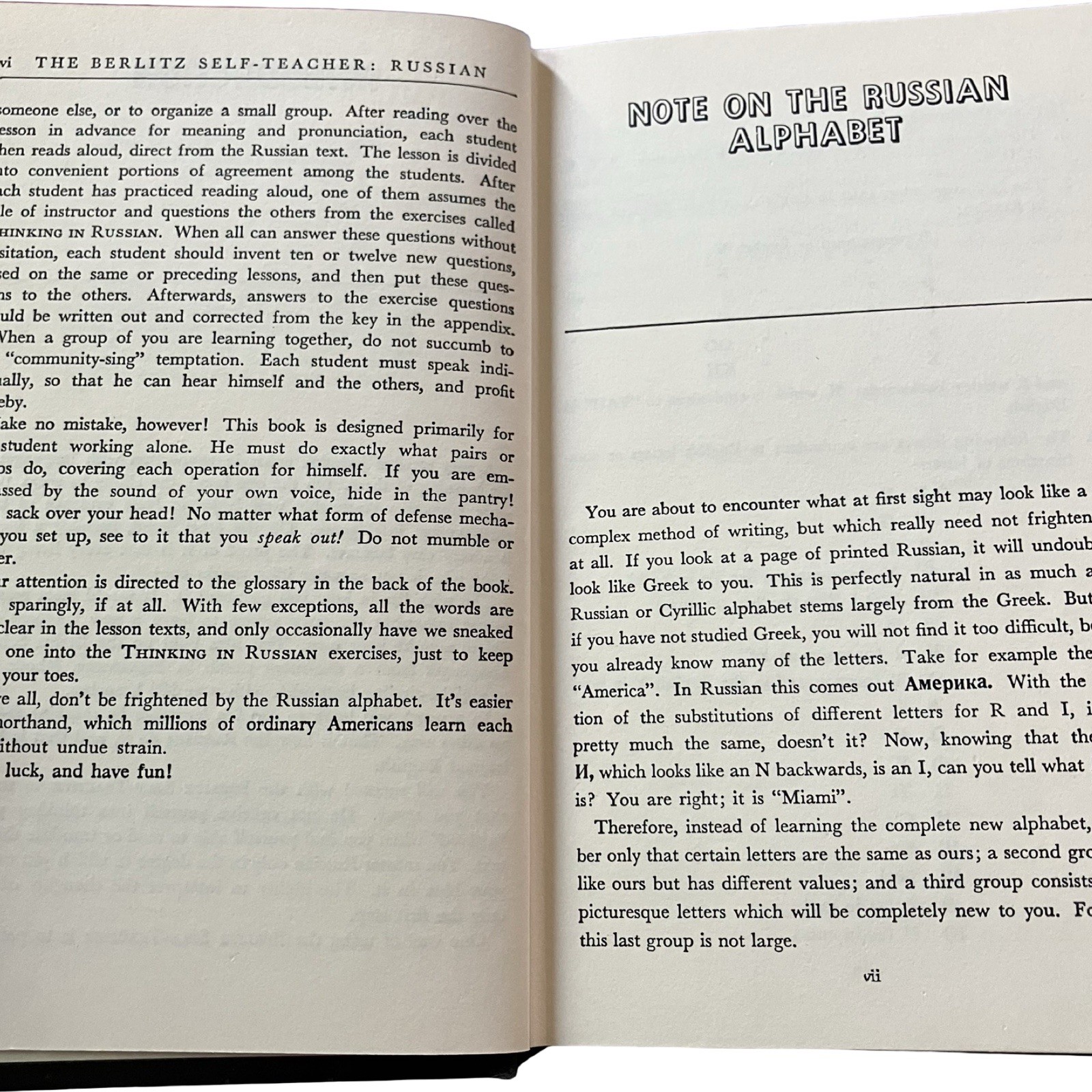 Berlitz Self-Teacher Russian 1971 & Intermediate Reader Mihalchenko 1967 VTG Lot