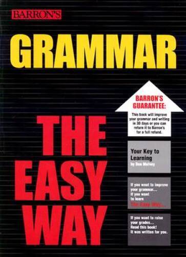 Grammar the Easy Way (Barrons E-Z) – Paperback By Dan Mulvey – GOOD