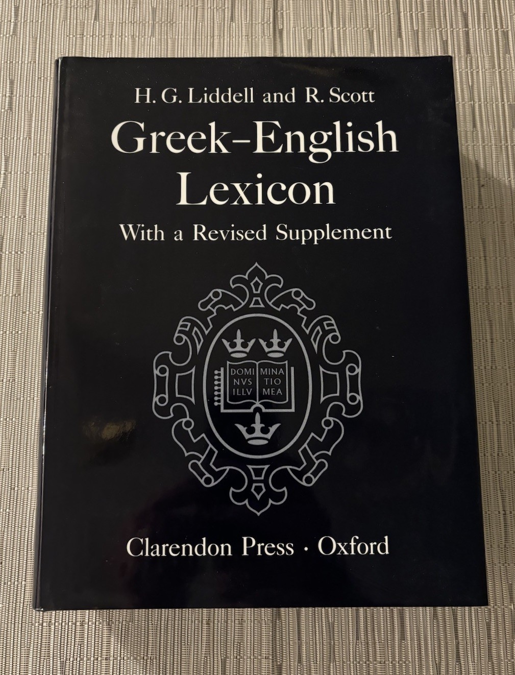 Greek-English Lexicon~With a Revised Supplement~By Henry G. Liddell~1996