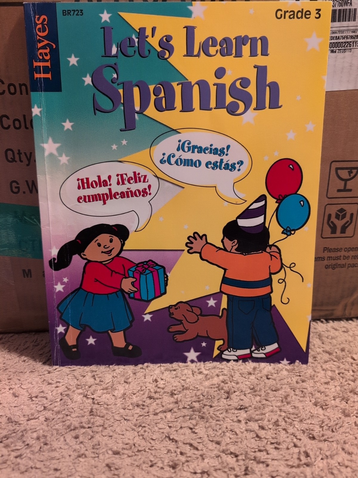 Spanish Workbooks Grade 1-3 Mixed Lot