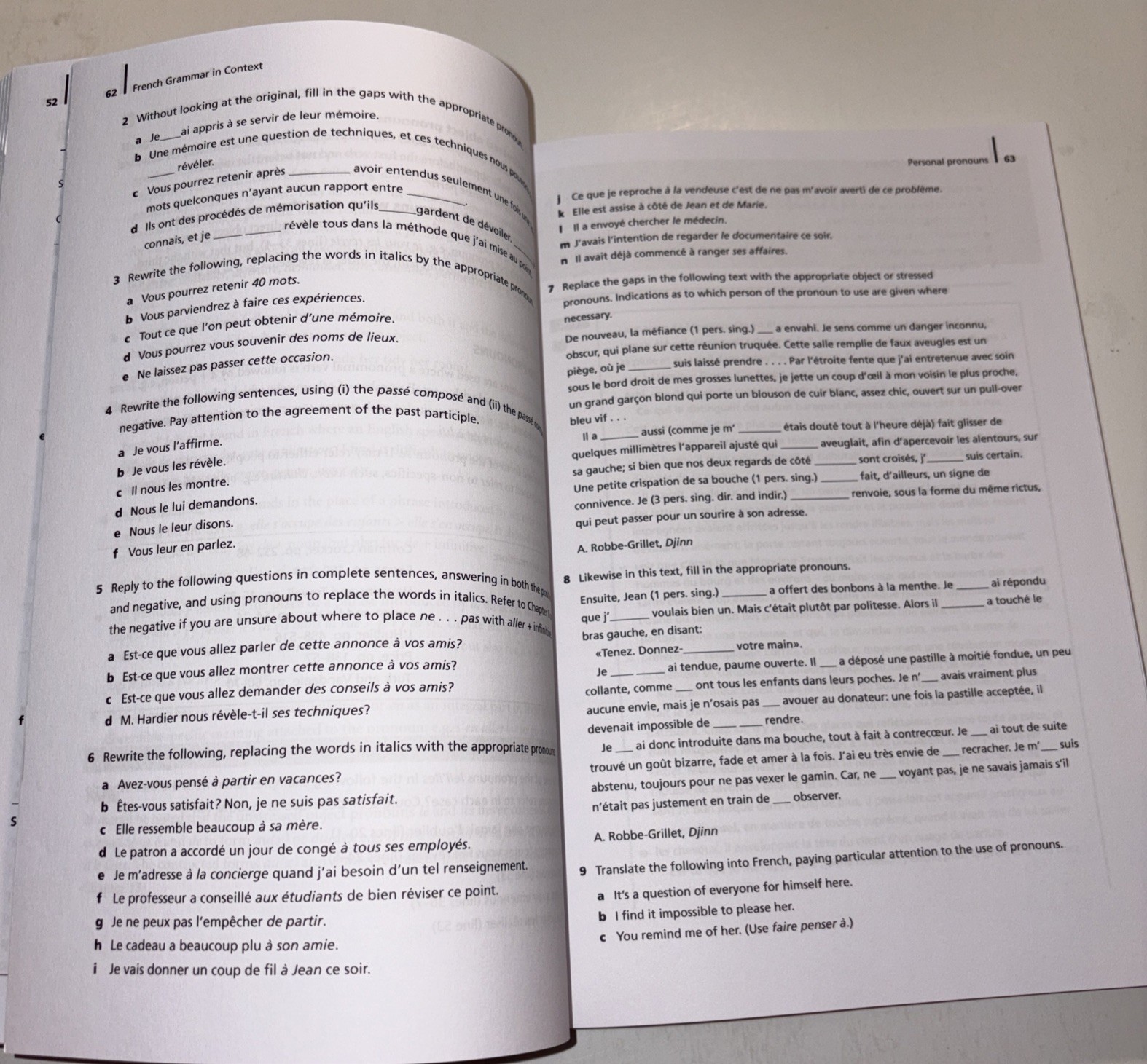 French Grammar In Context Fourth Edition By Margaret Jubb & Annie Rouxeville